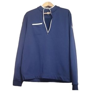 Footjoy 1/2 zip Navy blue pull over Golf sweatshirt Medium